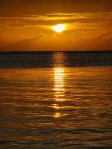 Sunset over Secret Beach